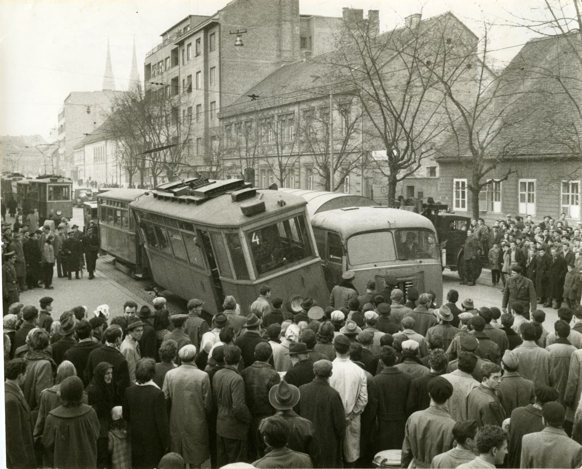 Sudar tramvaja i kamiona čistoće u Vlaškoj ulici 1961. godine